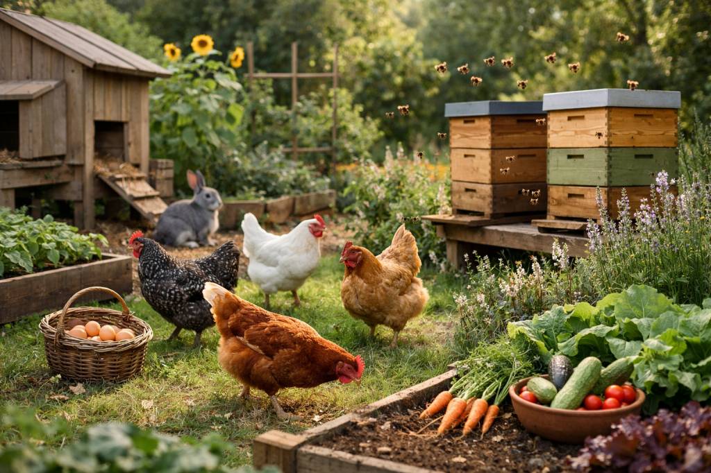Nutztiere im garten: wie huhn, biene und co. für mehr leben und nachhaltigkeit im grünen sorgen