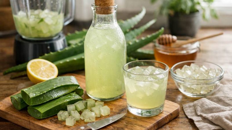 Aloe vera saft selbst machen: natürliche gesundheit aus dem eigenen zuhause